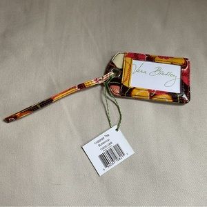 Vera Bradley Laminated Luggage Tag in Retired Pattern Buttercup NWT